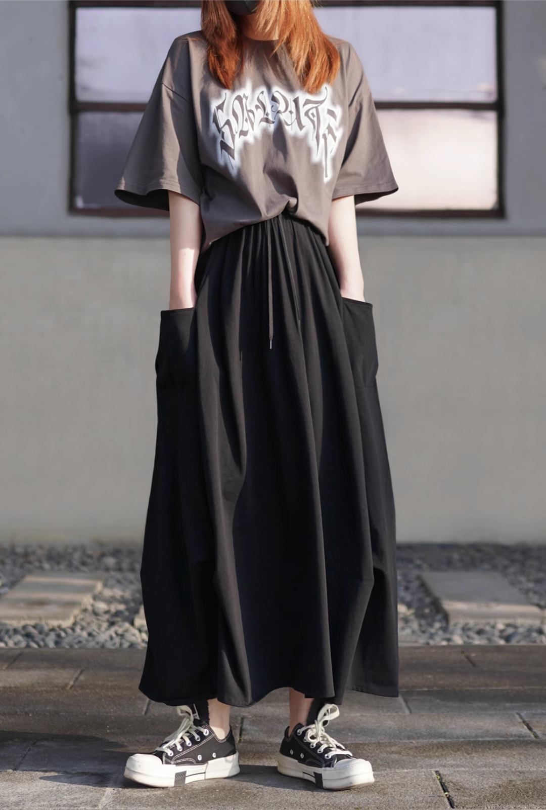 a-line skirt  with pocket