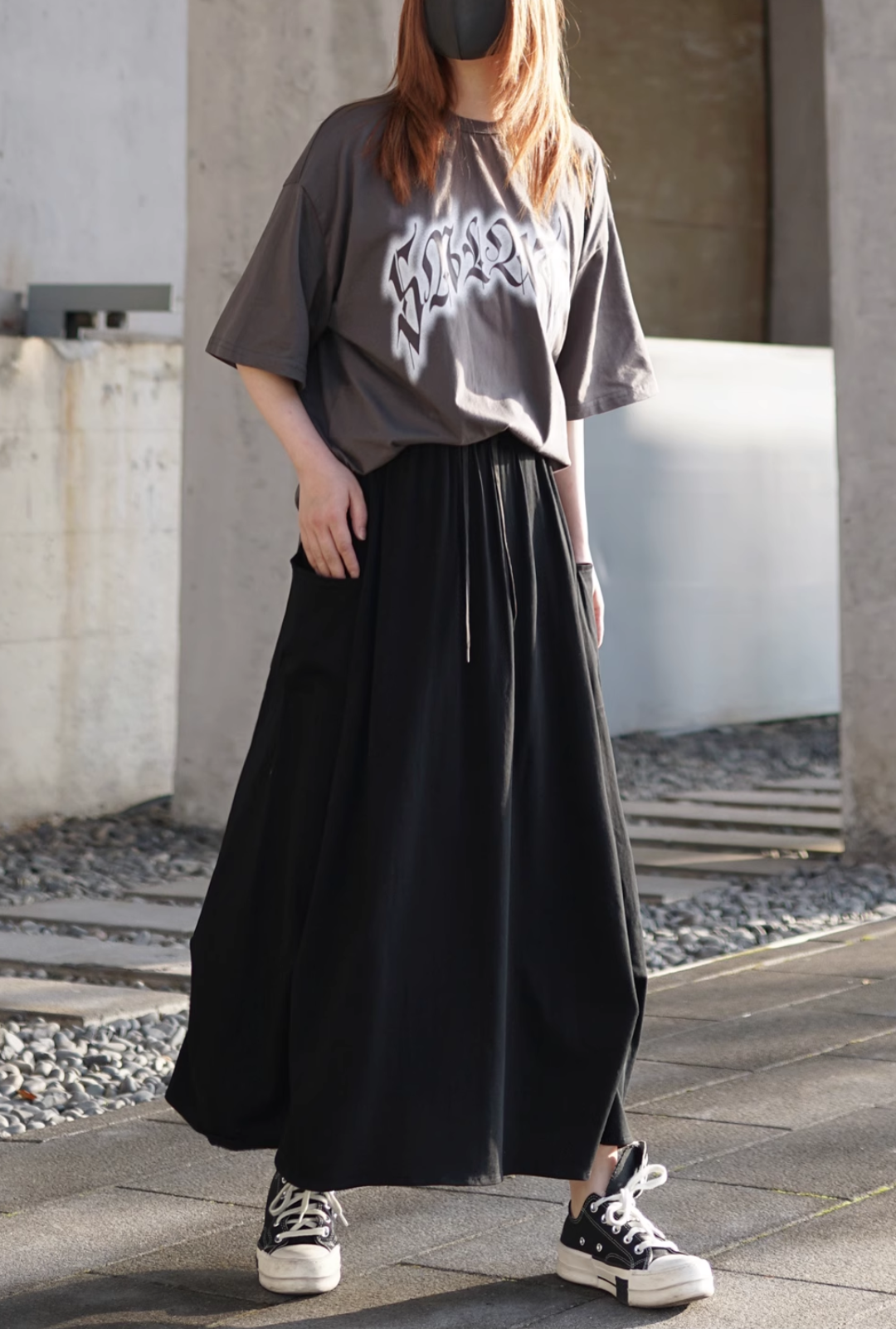 a-line skirt  with pocket