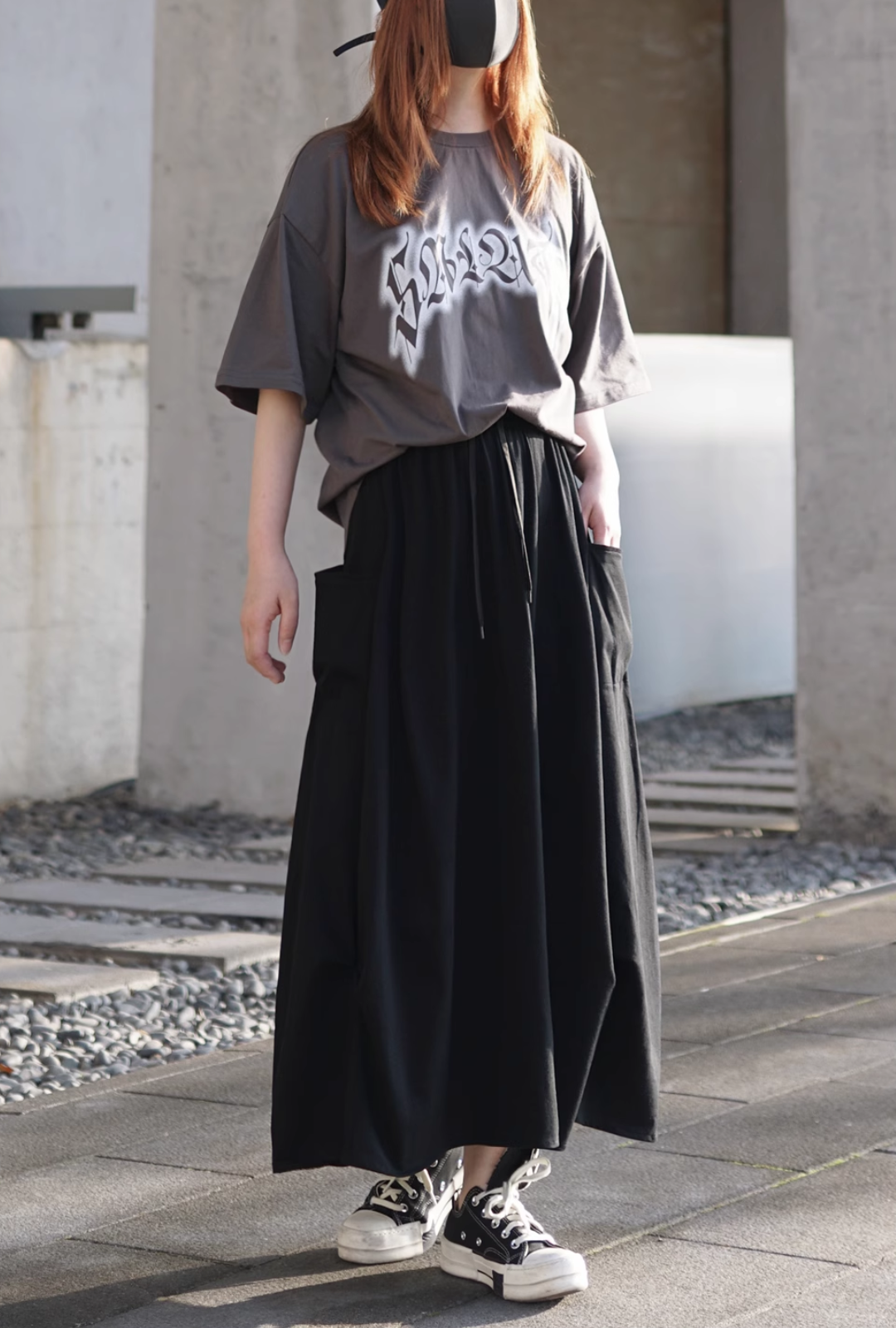 a-line skirt  with pocket