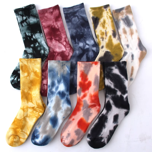 tiedye design socks