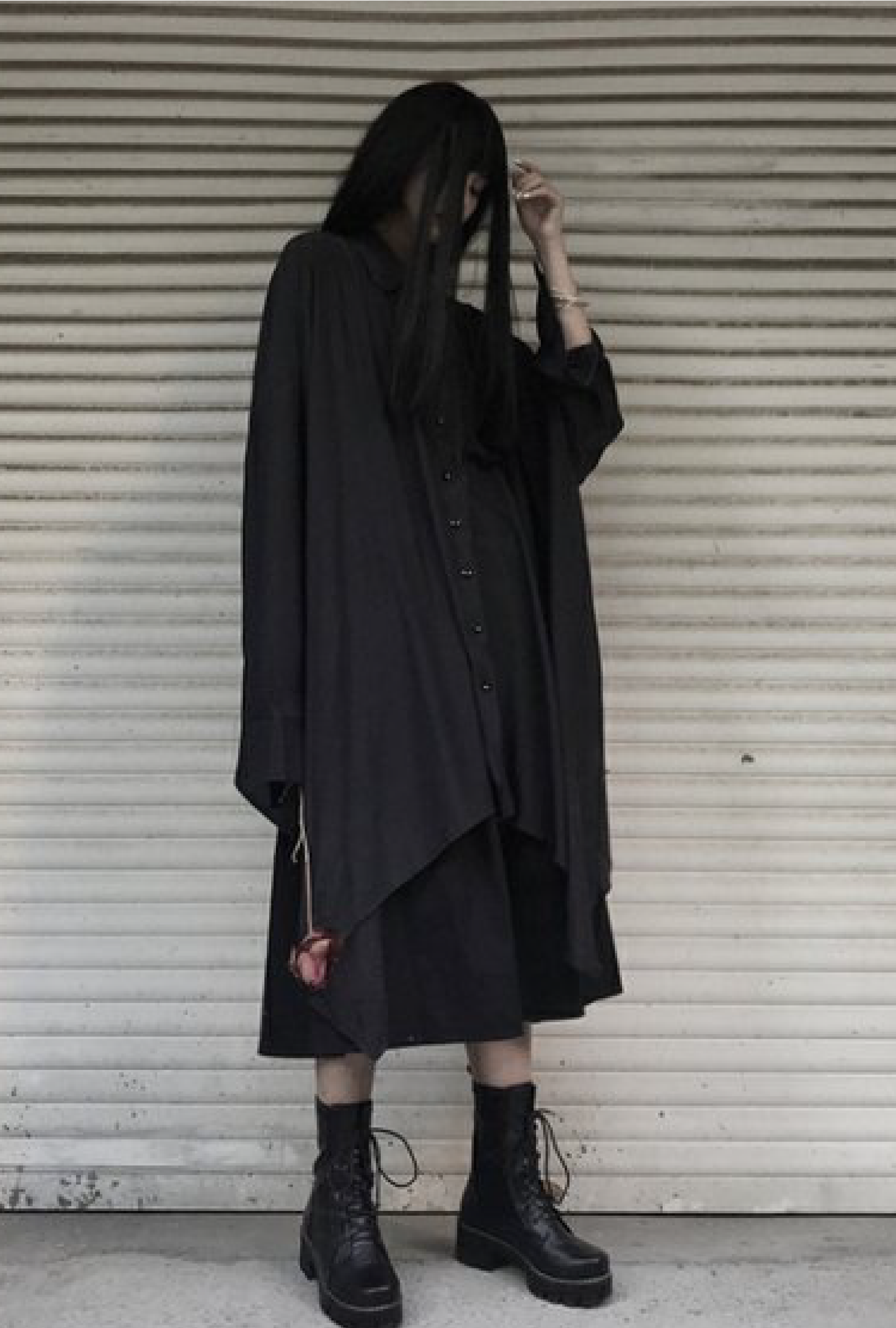 asymmetric long shirt