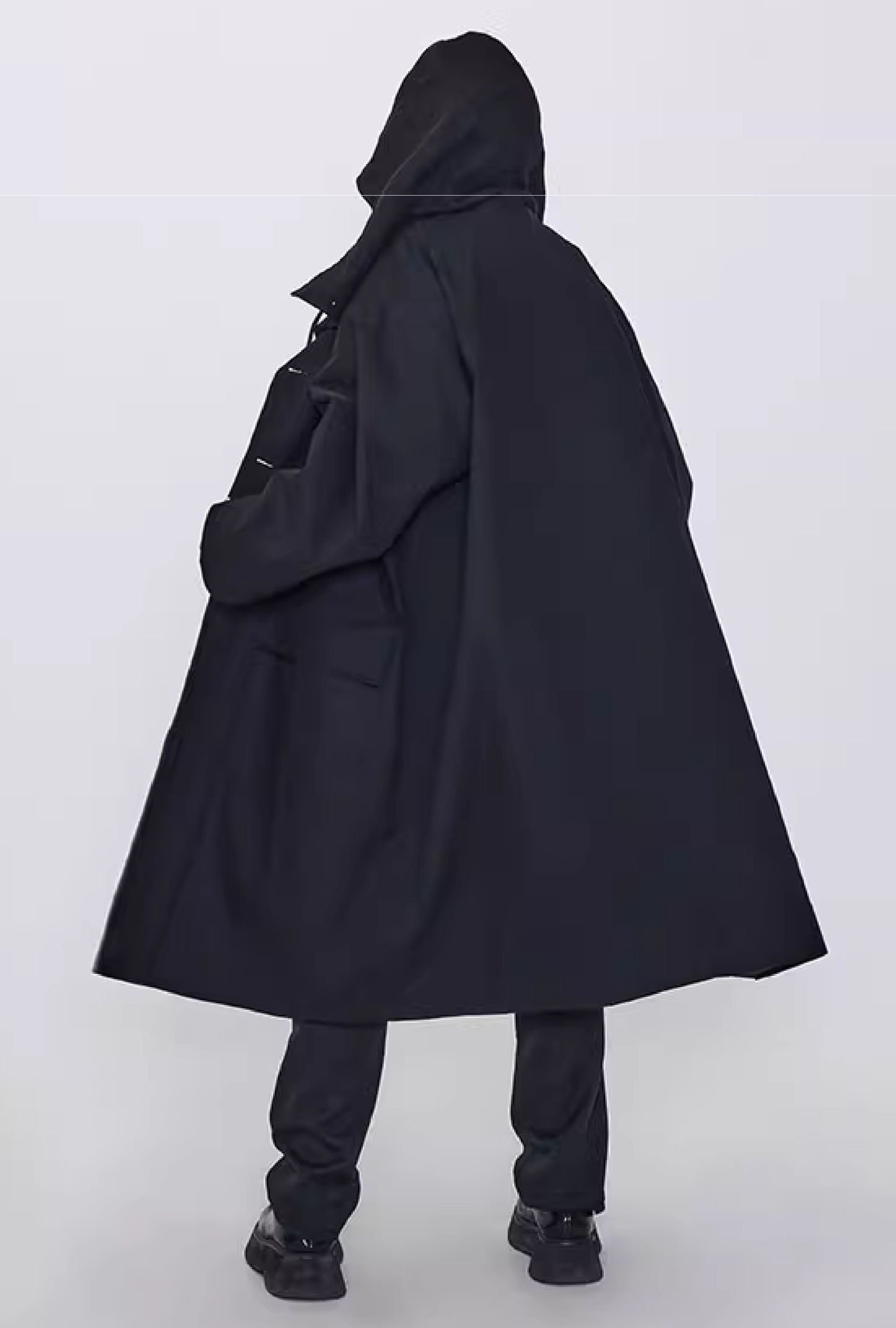 multi-hooded trench coat