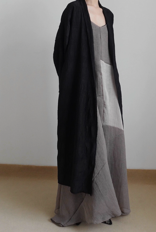 drape long cardigan