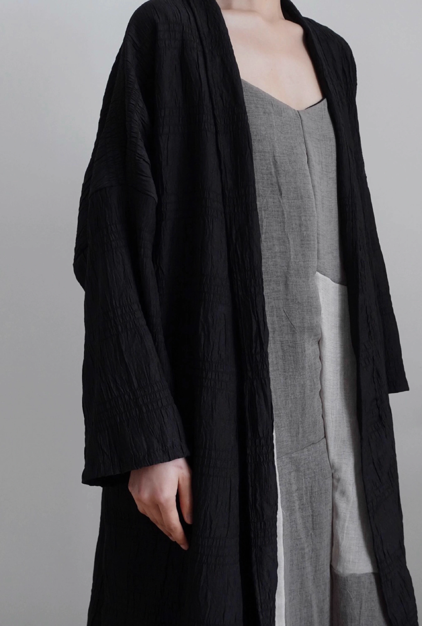 drape long cardigan