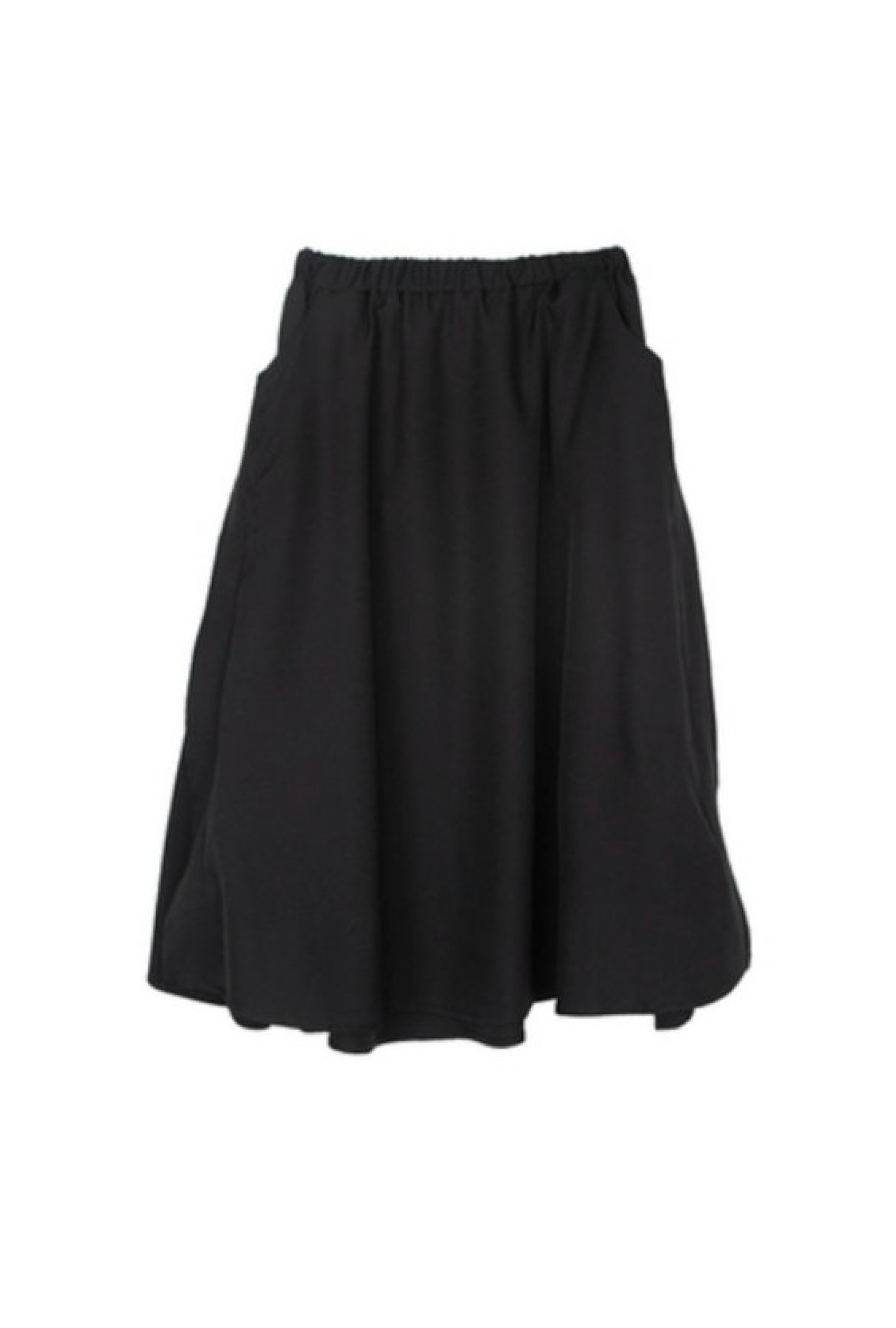 slit and pleats inside skirt